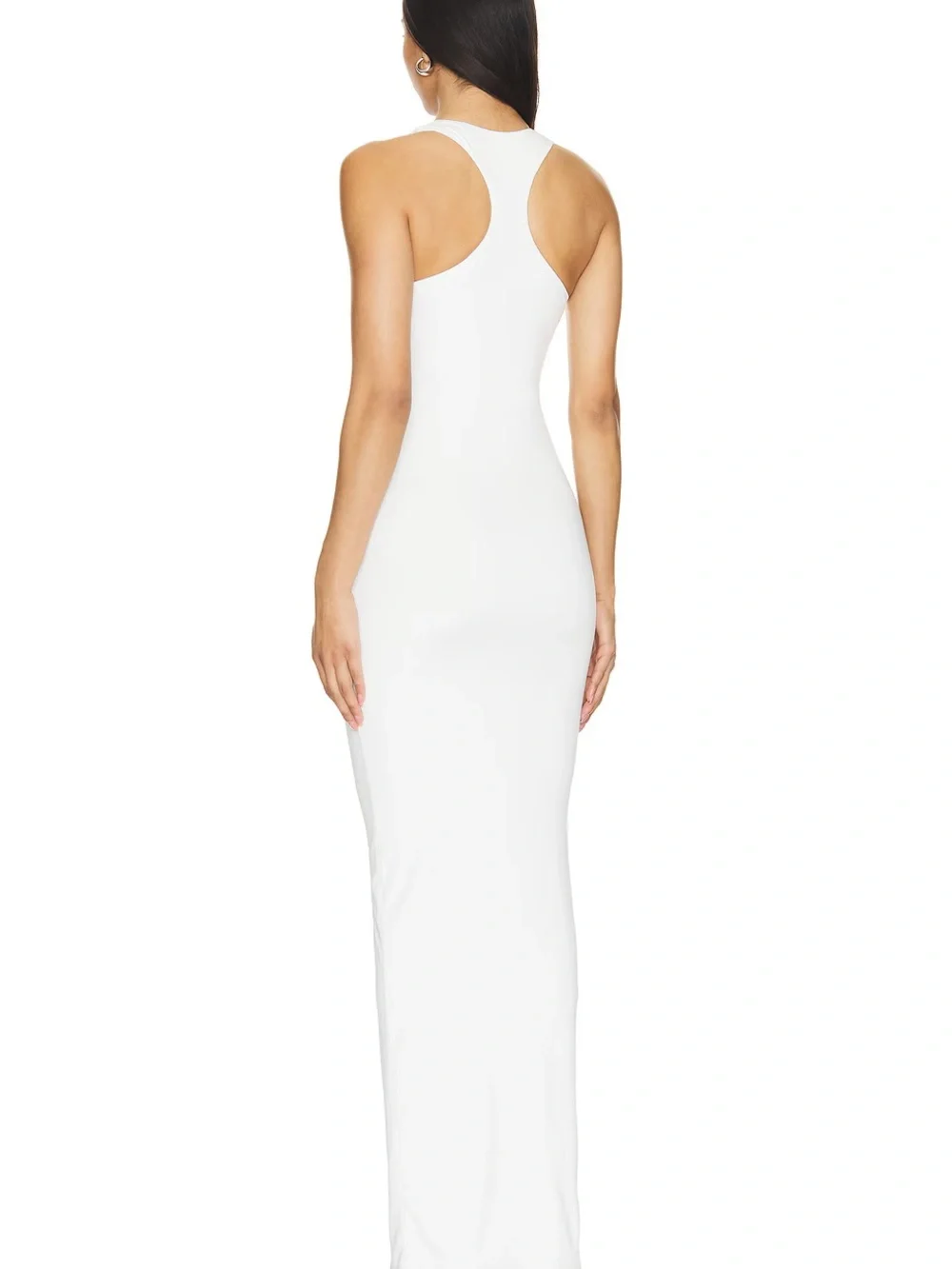SUPERDOWN Amai Maxi Dress With Front Cut-Out And Draped Ruffles - Picture 3 of 9